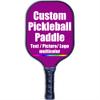 Customized Pickleball Paddle, Personalized Graphite Pickleball Paddle/Paddles Set, Polypropylene Honeycomb Core, Portable Paddle Cover, Lightweight Pickleball Racket, Lightpurple view 1