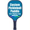 Custom Stylish Premium Pickleball Paddle Racket, 3D Print Personalized Add Your Picture Design Indoor Outdoor Pickle Ball Paddle, Fiberglass Surface, Honeycomb Core, SapphireBlue view 1