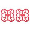 Bikes Pedal Adapter, Universal Clipless Stage Adapters Cleats Pedal, Bikes Bicyle Clipless Pedal, Aluminum Alloy Bikes Pedal Adapter Stage Adapters (red) view 1