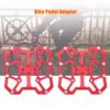 Bikes Pedal Adapter, Universal Clipless Stage Adapters Cleats Pedal, Bikes Bicyle Clipless Pedal, Aluminum Alloy Bikes Pedal Adapter Stage Adapters (red) view 3