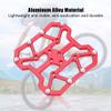 Bikes Pedal Adapter, Universal Clipless Stage Adapters Cleats Pedal, Bikes Bicyle Clipless Pedal, Aluminum Alloy Bikes Pedal Adapter Stage Adapters (red) view 4