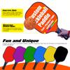 Customized Stylish Premium Pickleball Paddle Racket, 3D Print Personalized Add Your Picture Design Indoor Outdoor Pickle Ball Paddle, Fiberglass Surface, Honeycomb Core, OrangeRed view 4