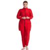Plus Size Modest Swimsuits for Women Full Body Islamic Burkini Muslim Swimwear Swim Top Pants Hijab Red 6XL view 4