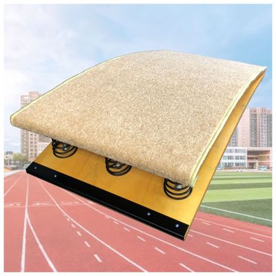 Athletics Field Long Jumps Springboard for School, Hardwood Heavy Duty Vaulting Elastic Board Backward Flip Exercise Equipment Gymnastics Supplies ( Color : 9 Springs , Size : 60x120cm/23.6"x47.2" )