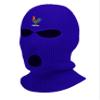 Colorful Rooster Embroidered Three Hole Ski Mask Balaclava (Royal Blue) view 1