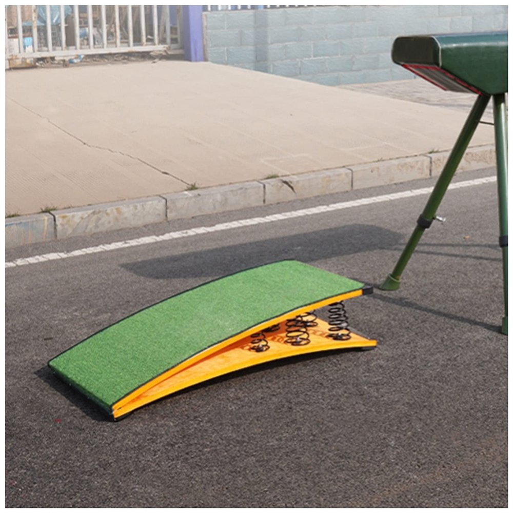 Vaults Somersault Springboard for Adults Youths Teens Kids, Heavy Duty Gymnastics Jumping Aid Equipment Elastic Board, Martial Arts Training Supplies ( Color : 9 Springs , Size : 60x120cm/23.6"x47.2"