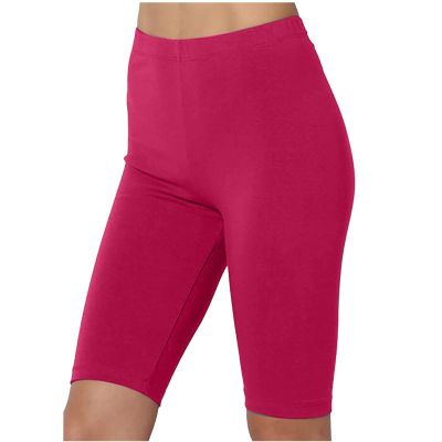 Canbebig Elastic High Waist Yoga Leggings for Women Sports Biker Shorts Thin Workout Running Gym Activewear Short Pants