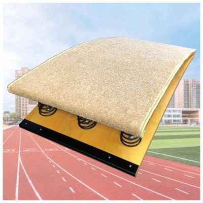 Athletics Field Long Jumps Springboard for School, Hardwood Heavy Duty Vaulting Elastic Board Backward Flip Exercise Equipment Gymnastics Supplies ( Color : 6 Springs , Size : 60x120cm/23.6"x47.2" )
