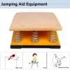 Athletics Field Long Jumps Springboard for School, Hardwood Heavy Duty Vaulting Elastic Board Backward Flip Exercise Equipment Gymnastics Supplies ( Color : 6 Springs , Size : 60x120cm/23.6"x47.2" ) view 3