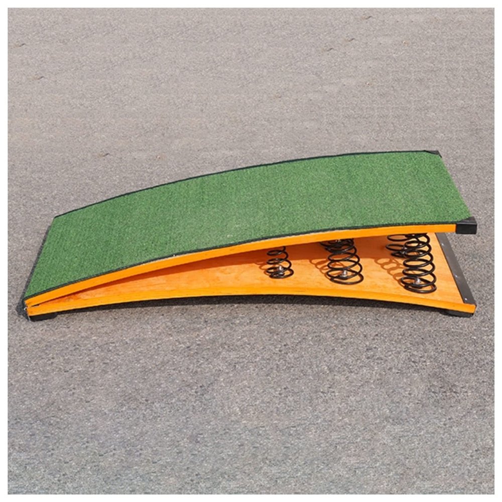 LXLZYXSF Somersault High Jumps Springboard Elastic Board for Adults Youths Kids, Kung Fu Martial Arts Training Equipment, Jumping Aid Supplies, School (Color : 9 Springs, Size : 60x120cm/23.6"x47.2")
