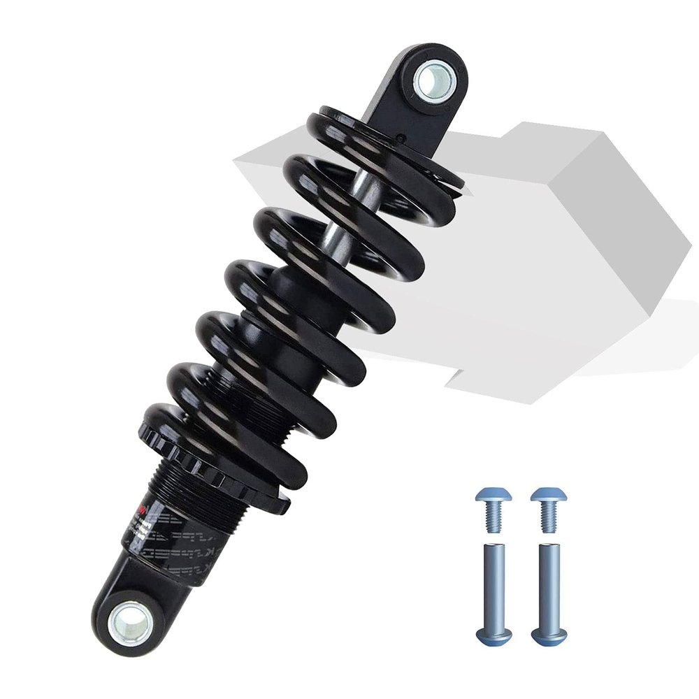 ZECHAO 7.5in Mountain Bike Spring Shock Absorber,190mm Aluminum Alloy Damper for Mountain Road Folding Bicycles Rear Shocks (Size : 150lbs)