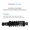 ZECHAO 7.5in Mountain Bike Spring Shock Absorber,190mm Aluminum Alloy Damper for Mountain Road Folding Bicycles Rear Shocks (Size : 150lbs) view 4