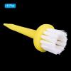 PATIKIL Golf Tee Brush Top 2 Inch, 6 Pack Unbreakable Plastic Golfing Tees Low Friction Resistance for Men and Women, Yellow view 3