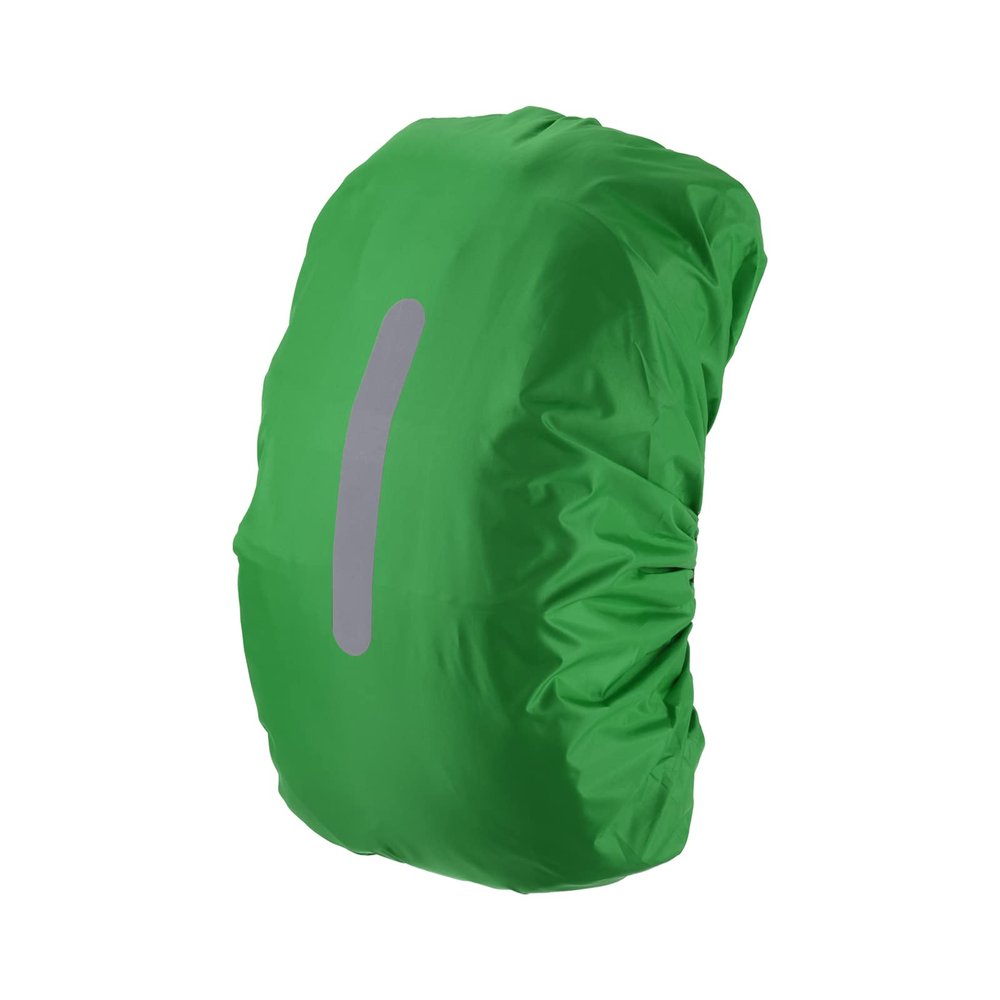 PATIKIL 15-25L Waterproof Backpack Rain Cover, Non-Slip Backpack Cover with Vertical Reflective Strap Stay Dry for Hiking, Camping, Hunting, XS, Light Green