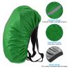PATIKIL 15-25L Waterproof Backpack Rain Cover, Non-Slip Backpack Cover with Vertical Reflective Strap Stay Dry for Hiking, Camping, Hunting, XS, Light Green view 3