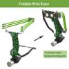 Goldboy Wrist Rocket Slingshots, Powerful Folding Hunting Slingshot for Adults, Professional Slingshot with 3 Rubber Bands Replacement and 120 Ammo Balls (Green) view 3