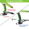 Goldboy Wrist Rocket Slingshots, Powerful Folding Hunting Slingshot for Adults, Professional Slingshot with 3 Rubber Bands Replacement and 120 Ammo Balls (Green) view 4