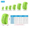 PATIKIL 40-50L Waterproof Backpack Rain Cover, 2 Pack Non-Slip Backpack Cover with Vertical Reflective Strap Stay Dry for Hiking, Camping, Hunting, M, Lawn Green view 2