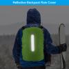 PATIKIL 40-50L Waterproof Backpack Rain Cover, 2 Pack Non-Slip Backpack Cover with Vertical Reflective Strap Stay Dry for Hiking, Camping, Hunting, M, Lawn Green view 4