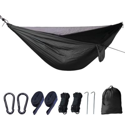 HEPYLAIFU Hammock Tent Heavy Duty Portable Camping Hammock with net Travel Backpacking Hiking Outdoor (Size : E)