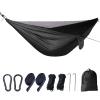 HEPYLAIFU Hammock Tent Heavy Duty Portable Camping Hammock with net Travel Backpacking Hiking Outdoor (Size : E) view 1