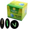 linguang 50-250pcs Green Long Lasting Fishing Glow Sticks with Sleeve and Corks Slide On Line for Underwater,BellBobbers Floater (100pcs 6.050mm) view 1