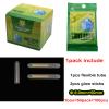 linguang 50-250pcs Green Long Lasting Fishing Glow Sticks with Sleeve and Corks Slide On Line for Underwater,BellBobbers Floater (100pcs 6.050mm) view 3