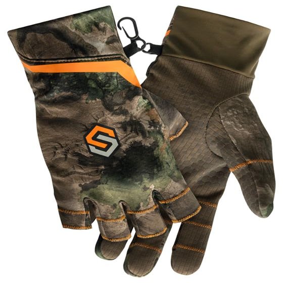 ScentLok Lightweight Camo Customizable Gloves for Hunting (Mossy Oak Terra Outland, X-Large)