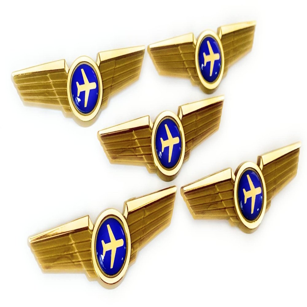 PCT WEST Airlines Pilot Wings Lot of 5 Pins