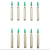 223 Remington / 5.56 NATO Snap caps - Dummy Training Rounds - Set of 10 (Green & Nickel) view 1