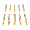 223 Remington / 5.56 NATO Snap caps - Dummy Training Rounds - Set of 10 (Orange & Brass) view 3