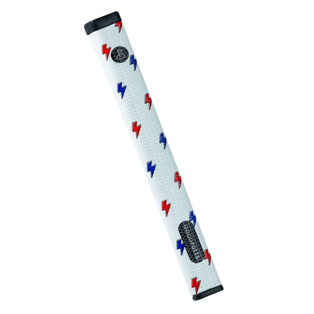 Good Putts Golf Putter Grip - Anti-Slip Putter Grips - Advanced Surface Texture for Improved Tackiness and Feedback (Lightning Bolt  Thunder-Stroke)
