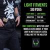 Alien Gear Photon Holster for Sig Sauer P365, P365X, & P365 SAS  IWB/OWB, Ambidextrous, Compact Light and Optic Compatible  Fits TLR-7 Sub, Nightstick TCM-365 - Made in The USA view 4