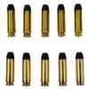 10mm AUTO Snap caps - Dummy Training Rounds - Set of 10 (Black & Brass) view 1
