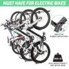 GoSports Wall Mounted Bike Rack for Garage - Vertical Storage for 4 to 6 Bicycles view 2