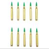 223 Remington / 5.56 NATO Snap caps - Dummy Training Rounds - Set of 10 (Green & Brass)