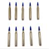 223 Remington / 5.56 NATO Snap caps - Dummy Training Rounds - Set of 10 (Blue & Nickel) view 1