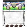 Xcello Sports Soccer Net with Football Toss Attachment (4' x 6') view 1