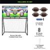 Xcello Sports Soccer Net with Football Toss Attachment (4' x 6') view 2