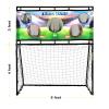 Xcello Sports Soccer Net with Football Toss Attachment (4' x 6') view 3