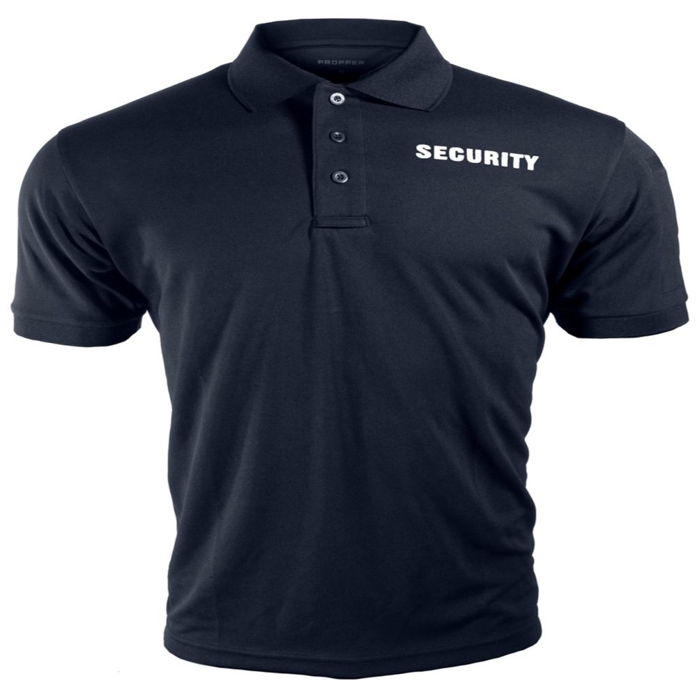 Propper Men's Standard Uniform Security Short Sleeve Polo, Navy Blue
