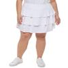 Calvin Klein Performance Womens Plus Tennis Fitness Skort White 1X