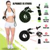 ALPHANIZE Flow Rope Exercise Jump Ropes for Home Gym Cardio - Jump Rope for Fitness for Men & Women - Boxing & MMA Full Body Workout view 2
