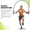 ALPHANIZE Flow Rope Exercise Jump Ropes for Home Gym Cardio - Jump Rope for Fitness for Men & Women - Boxing & MMA Full Body Workout view 3