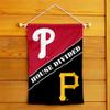 House Divided Phillies and Pirates Double Sided Garden Flag view 4