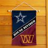 House Divided Cowboys and Commanders Double Sided Garden Flag view 4