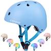 CELOID Kids Bike Helmet,Toddler Skateboard Helmets for Ages 5-8-9 Years Boys GirlsAdjustable Multi-Sport Bicycle Skateboarding Roller Skating Scooter Balance Bike Helmet,SkyBlue view 1