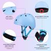 CELOID Kids Bike Helmet,Toddler Skateboard Helmets for Ages 5-8-9 Years Boys GirlsAdjustable Multi-Sport Bicycle Skateboarding Roller Skating Scooter Balance Bike Helmet,SkyBlue view 3