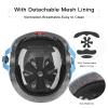 CELOID Kids Bike Helmet,Toddler Skateboard Helmets for Ages 5-8-9 Years Boys GirlsAdjustable Multi-Sport Bicycle Skateboarding Roller Skating Scooter Balance Bike Helmet,SkyBlue view 4