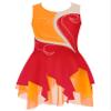Aislor Girls Sleeveless Figure Ice Roller Skating Dress Rhinestone Gymnastic Leotard Competition Costume Skating wear Red 10 Years view 1